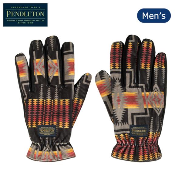 PENDLETON ペンドルトン Corduroy Print Men's Glove コーデュロイ...