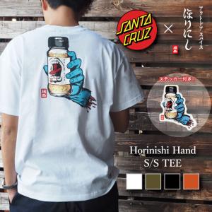 SANTA CRUZ サンタクルーズ×ほりにし スクリーミングハンドTシャツ【コラボ/半袖/ステッカ...