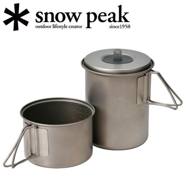 Snow Peak スノーピーク クッカー ソロセットチタン SCS-004TR 【BBQ】【CKK...