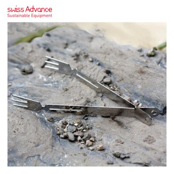 swiss Advance スイスアドバンス SAIGA BBQ Tongs&amp;Forks S サイガ...