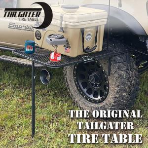 Tailgater テイルゲイター The Original Standard Steel Tire Table オリジナルスタンダードスチールタイヤテーブル 【アウトドア/キャンプ/車/BBQ/洗車】｜snb-shop