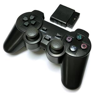PS2 ワイヤレスコントローラー 2.4Ghz 無線コントローラー PlayStation2