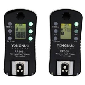 YONGNUO RF-605 Wireless Flash Trigger ワイヤレスフラッシュトリガー Canon デジタル一眼レフ カメラ用