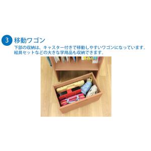 浜本工芸 No.90マルチラック 収納棚 引き...の詳細画像5