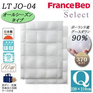 フランスベッド（FRANCEBED） 羽毛掛けふとん クイーンサイズ 2枚