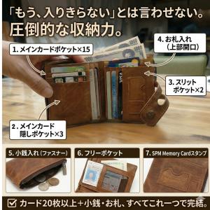 財布 メンズ 二つ折り 本革 おしゃれ 安い ...の詳細画像4
