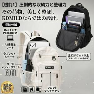 リュック リュックサック 黒 大容量 軽量 リ...の詳細画像4