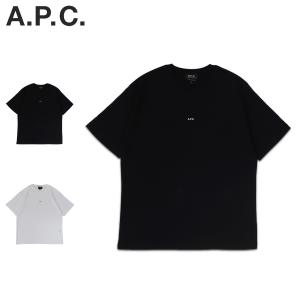 A.P.C. アーペーセー Tシャツ 半袖 メンズ Kyle COEIO ブラック ホワイト 黒 白 COEIO-H26929｜sneak