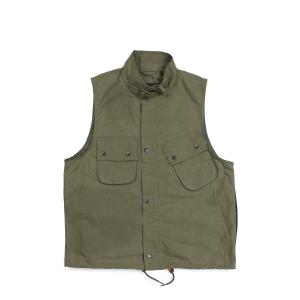 エンジニアードガーメンツ ENGINEERED GARMENTS バブアー Barbour ベスト ジレ メンズ アーサー ARTHUR GILET コラボ カーキ MGI0045GN31｜sneak