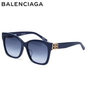 バレンシアガ BALENCIAGA サングラス メンズ レディース アジアンフィット UVカット SUNGLASSES ブルー BB0102-5｜スニークオンラインショップ