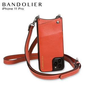 BANDOLIER バンドリヤー iPhone 11 Pro ケース スマホ 携帯 ショルダー アイフォン ケイシー メンズ レディース レザー CASEY ORANGE 10CAORGS｜sneak