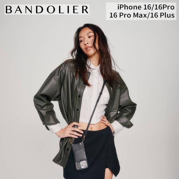 BANDOLIER バンドリヤー スマホショルダー スマホケース iphone16 16pro 16...