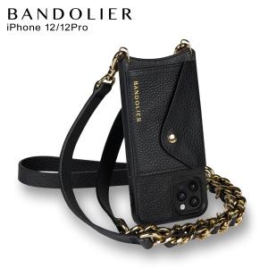 BANDOLIER バンドリヤー iPhone 12 Pro ケース スマホケース 携帯 ショルダー アイフォン メンズ レディース ブラック 黒 14ANN｜sneak