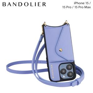 BANDOLIER バンドリヤー iPhone15 15Pro 15 Pro Max スマホケース スマホショルダー 携帯 アイフォン ドナ サイドスロット メンズ レディース ブルー 14DOS｜sneak