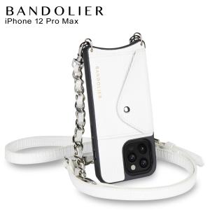 BANDOLIER バンドリヤー iPhone 12 Pro MAX ケース スマホケース 携帯 ショルダー アイフォン メンズ レディース ホワイト 白 14PAI｜sneak