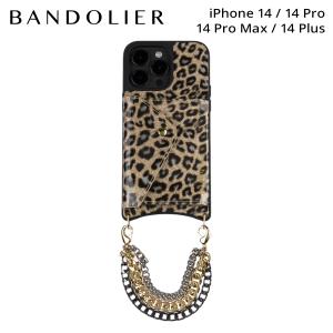 BANDOLIER バンドリヤー iPhone 14 14Pro iPhone 14 Pro Max iPhone 14 Plus ケース スマホケース ショルダー アイフォン メンズ レディース ブラウン 14SAB｜sneak