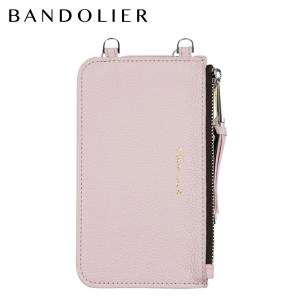 BANDOLIER バンドリヤー ポーチ スマホ 携帯 エマ プリムローズ メンズ レディース レザー EMMA PRIMROSE POUCH ピンク 20EMLPKS｜sneak