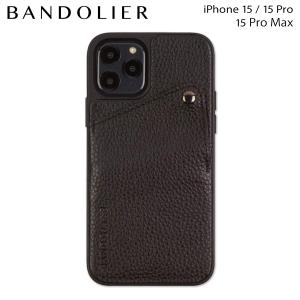 BANDOLIER バンドリヤー iPhone 15 iPhone 15Pro iPhone 15ProMax スマホケース ショルダー 携帯 アイフォン メンズ レディース ブラック 黒 60ALX｜sneak