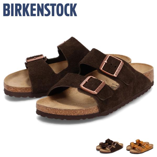 ビルケンシュトック BIRKENSTOCK アリゾナ サンダル メンズ 細幅 普通幅 スエードレザー...