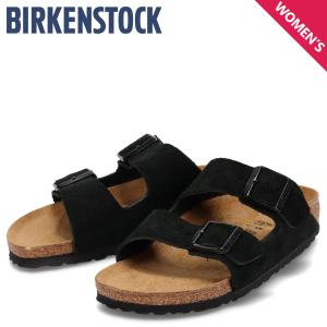 ビルケンシュトック BIRKENSTOCK アリゾナ サンダル レディース 細幅 スエードレザー ARIZONA ブラック 黒｜sneak