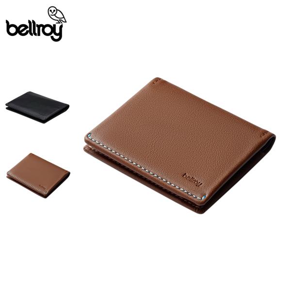ベルロイ Bellroy 財布 二つ折り メンズ レディース 革 薄型 SLIM SLEEVE ブラ...