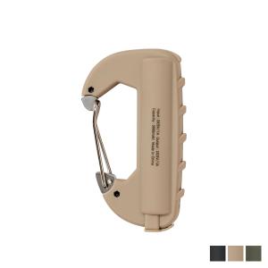 カラビナバッテリー CARABINER BATTERY モバイルバッテリー 充電器 3000mAh 軽量 ブラック ベージュ カーキ 黒 CRB-001｜sneak