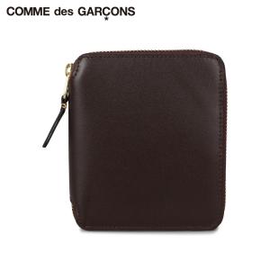 コムデギャルソン COMME des GARCONS 財布 二つ折り メンズ レディース ラウンドファスナー CLASSIC ブラウン SA2100｜sneak