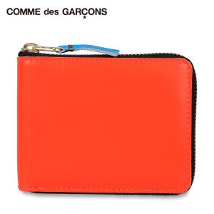 コムデギャルソン COMME des GARCONS 財布 二つ折り メンズ レディース ラウンドファスナー 本革 SUPER FLUO SA7100SF｜sneak