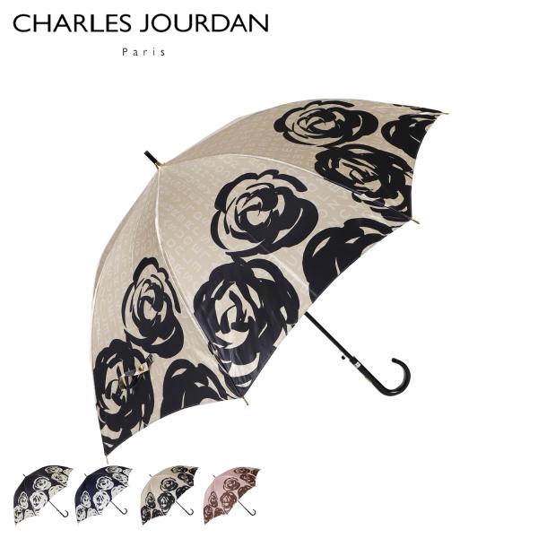 シャルルジョルダン CHARLES JOURDAN 長傘 雨傘 レディース 耐風 LONG UMBR...