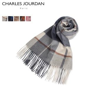 シャルルジョルダン CHARLES JOURDAN マフラー スカーフ メンズ レディース チェック カシミア MUFFLER R9882｜sneak