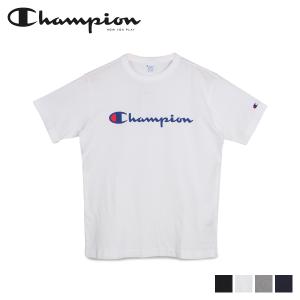 チャンピオン Champion Tシャツ 半袖 メンズ レディース T-SHIRT ブラック ホワイト グレー ネイビー 黒 白 C3-P302｜sneak