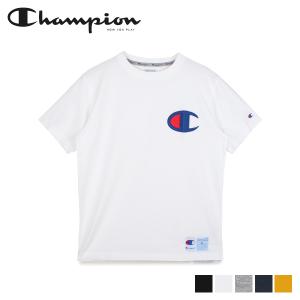 チャンピオン Champion Tシャツ 半袖 メンズ レディース SHORT SLEEVE T-SHIRT ブラック ホワイト グレー ネイビー ゴールド C3-R304｜スニークオンラインショップ