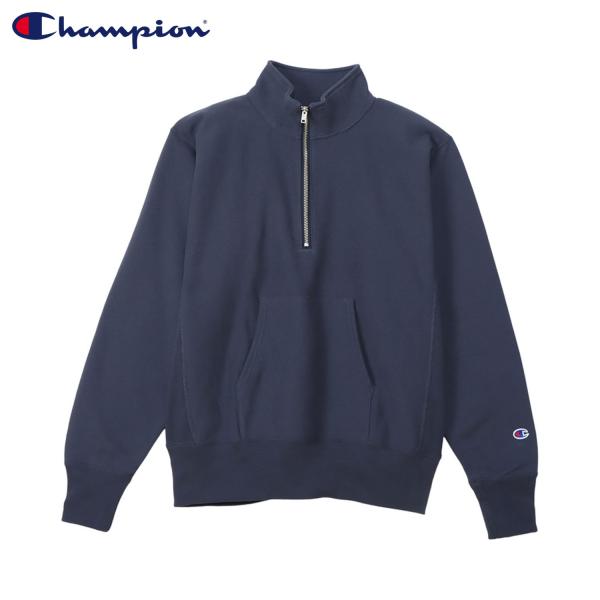チャンピオン Champion リバースウィーブ スウェット トレーナー メンズ ハーフジップ 裏毛...