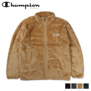 チャンピオン Champion ジャケット フリースジャケット ジップアップ アウター メンズ ボア ZIP JACKET ブラック グレー ベージュ グリーン 黒 C3-Y616｜sneak