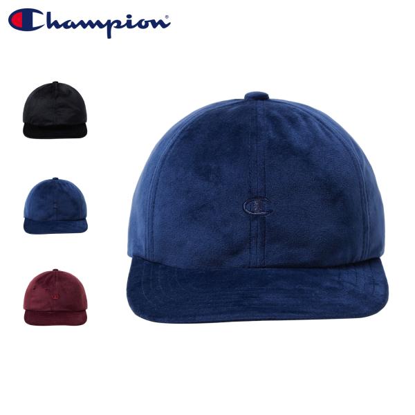 チャンピオン Champion キャップ 帽子 メンズ レディース 6パネル べルベット ロゴ 6P...