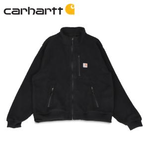 カーハート carhartt リラックス フィット フリース ジャケット メンズ レディース アウター RELAXED FIT FLEECE JACKET ブラック 黒 104588-NO4｜sneak