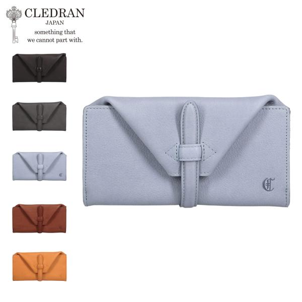 CLEDRAN クレドラン 財布 長財布 レディース 薄い 本革 薄型 日本製 NOUVE POIN...