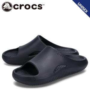 クロックス crocs サンダル スライドサンダル メロウ リカバリー メンズ レディース MELLOW SLIDE ブラック 黒 208392-001｜sneak