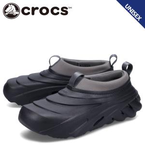 クロックス crocs スニーカー スリッポン エコー ストーム メンズ レディース ECHO STORM ダーク グレー 209414-003｜sneak