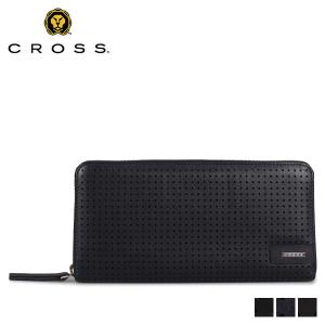 クロス CROSS 財布 長財布 メンズ ラウンドファスナー CENYURY WALLET ブラック ネイビー ブラウン 黒 AC-2068508
