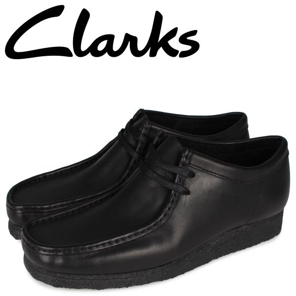 クラークス Clarks ワラビー ブーツ メンズ WALLABEE BOOT ブラック 黒 261...