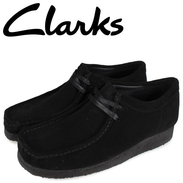 クラークス ワラビー ブーツ メンズ ブラック 黒 26155519 Clarks WALLABEE