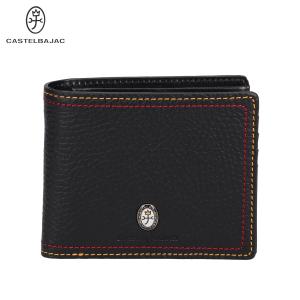 [カステルバジャック] 二つ折り財布 スレッド小物 メンズ クロ CASTELBAJAC（カステルバジャック） Thread スレッド 小物 二つ折り