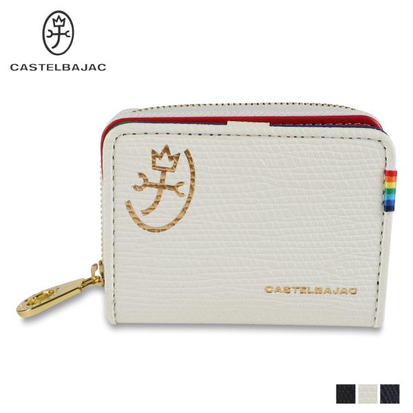 カステルバジャック CASTELBAJAC 財布 二つ折り レインボー メンズ レディース ラウンド...