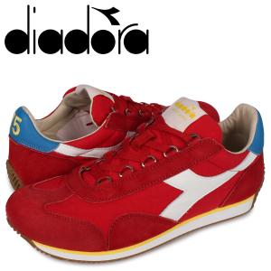 ディアドラ Diadora エキップ スニーカー メンズ EQUIPE H CANVAS STONE WASH レッド 174735-5041｜sneak