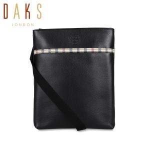 DAKS（ダックス） ショルダーバッグ メンズ 斜め掛け 本革 小さめ