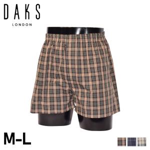 DAKS ダックス トランクス 下着 インナー アンダーウェア メンズ 前開き 天二本ゴム M-L メンズ下着 男性 0012-02｜sneak