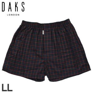 ダックス DAKS トランクス 下着 インナー アンダーウェア パンツ メンズ 前開き LL メンズ下着 男性 TRUNKS グリーン 0120-02｜sneak