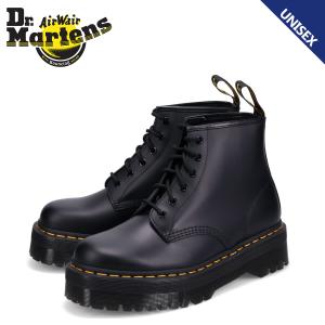 ドクターマーチン Dr.Martens 101 6ホール ブーツ クワッド メンズ レディース QUAD ブラック 黒 27753001｜sneak