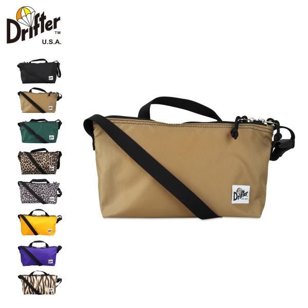 ドリフター Drifter ショルダーバッグ メンズ レディース 斜めがけ 小さめ ブラック ベージ...